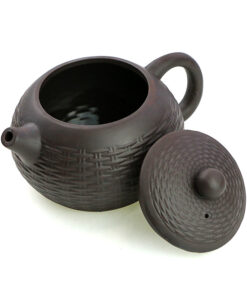 фото - Чайник “високий кощик” черній коричневий 550мл.