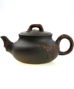 фото - Чайник “сосно+бамбук” черній красный 450мл.