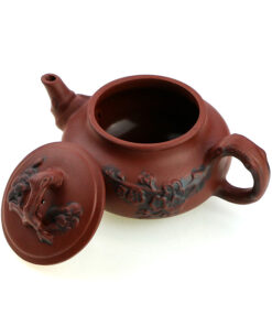 фото - Чайник “сосно+бамбук” черній красный 450мл.