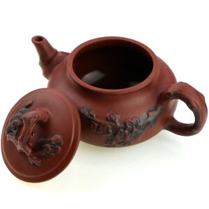 фото - Чайник “сосно+бамбук” черній красный 450мл.