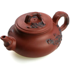 фото - Чайник “сосно+бамбук” черній красный 450мл.