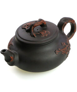 фото - Чайник “сосно+бамбук” черній красный 450мл.