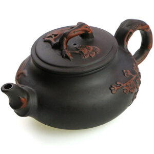 фото - Чайник “сосно+бамбук” черній красный 450мл.