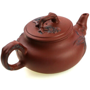 фото - Чайник “сосно+бамбук” черній красный 450мл.