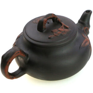 фото - Чайник “сосно+бамбук” черній красный 450мл.