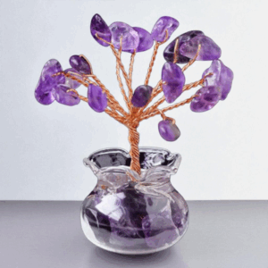 фото - Дерево щастя у баночці Аметист