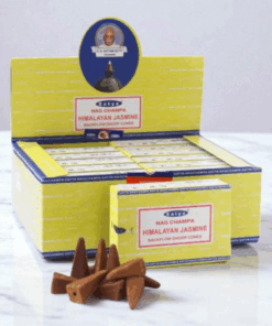 фото - Satya Back Flow cones HIMALAYAN JASMINE Гімалайський жасмин. 10 шт пирамидок