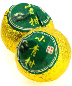 фото - Чай пуэр, китайский  чай шу пуэр мини мандарин Сяо Цин Гань, 12 г (Копировать)