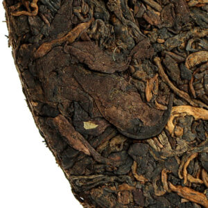 фото - Китайский чай Шу Пуэр Лао Тун Чжи, Старый Товарищ, фабрика Хайвань, партия номер 1, 2004 года, 357 г (Копировать)