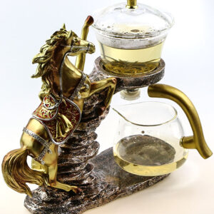 фото - Чайный сервиз с магнитом заварник Магнитный поцелуй, сервиз конь