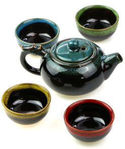 фото - Набір чайного посуду Колотий Лід, чайник для заварювання і 4 піали (Копировать)