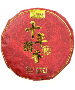 фото - Китайський чай Шу Пуер,  Ботанік, точа 100 г красній