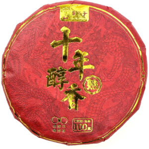 фото - Китайський чай Шу Пуер,  Ботанік, точа 100 г красній