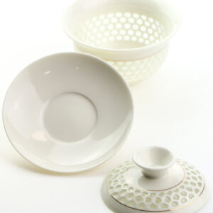 фото - Гайвань для заваривания чая, дырявый Линлун,  керамика, 110 мл