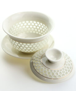 фото - Гайвань для заваривания чая, дырявый Линлун,  керамика, 110 мл