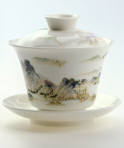 фото - (Копія)Гайвань рыбка, з “невагомою” кришкою, порцеляна, 150 мл