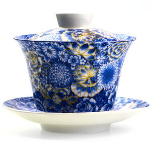 фото - (Копія)Гайвань  горы,  с парящей крышкой,  фарфор, 150 мл