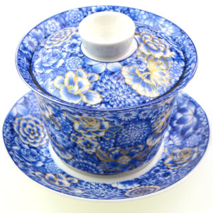 фото - (Копія)Гайвань  горы,  с парящей крышкой,  фарфор, 150 мл