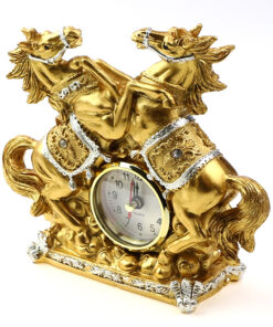 фото - 2 коня с часами 17х6х16