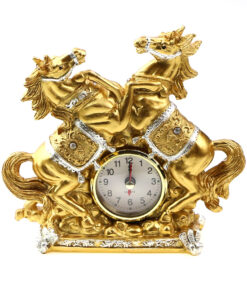 фото - 2 коня с часами 17х6х16