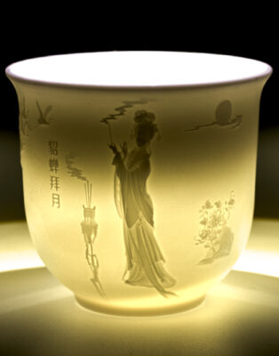 фото - Піала для чаю, китайська порцеляна Дехуа, 150 мл