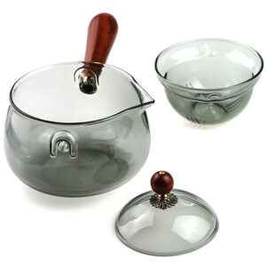 фото - (Копія)Набір чайного посуду, що обертається, гайвань і чахай, об’єм 550 мл