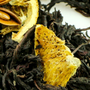 фото - Черный согревающий Чай с вкусом глинтвейна,  пряный ароматизированный чай