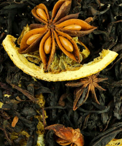 фото - Черный согревающий Чай с вкусом глинтвейна, пряный ароматизированный чай