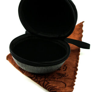 фото - Дорожній набір для чайного посуду, жорсткий чохол для гайвані та піал та чайний рушник