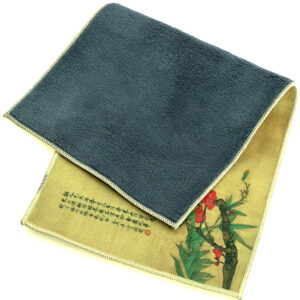 фото - Рушник для чайної церемонії, Птах Радості та Добрих Звісток, потовщена чайна серветка з мікрофібри, 40х18 см