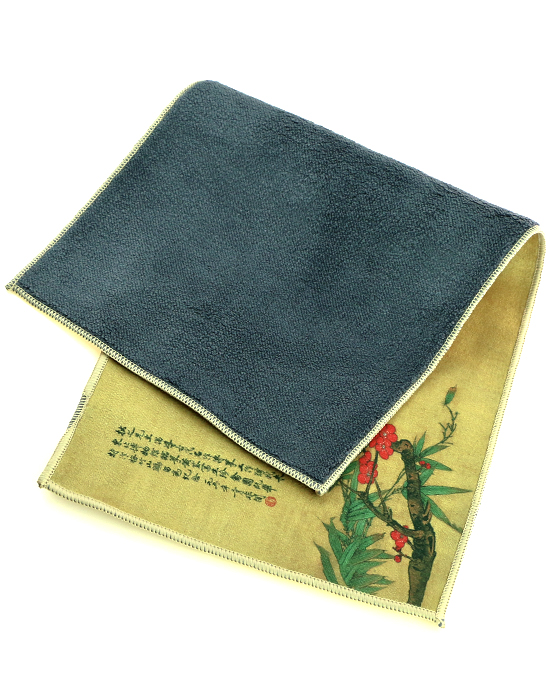фото - Рушник для чайної церемонії, Птах Радості та Добрих Звісток, потовщена чайна серветка з мікрофібри, 40х18 см фото - Рушник для чайної церемонії, Птах Радості та Добрих Звісток, потовщена чайна серветка з мікрофібри, 40х18 см