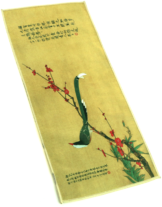 фото - Рушник для чайної церемонії, Птах Радості та Добрих Звісток, потовщена чайна серветка з мікрофібри, 40х18 см фото - Рушник для чайної церемонії, Птах Радості та Добрих Звісток, потовщена чайна серветка з мікрофібри, 40х18 см
