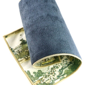 фото - Полотенце для чайной церемонии, Цинмин на реке, утолщенная чайная салфетка из микрофибры,  40х18 см