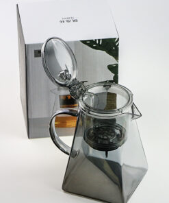 фото - (Копія)Чайник заварювальний з кнопкою, тіпод, типот, ізіпот Гунфу, термоскло, 750 мл, 1л