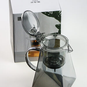 фото - (Копія)Чайник заварювальний з кнопкою, тіпод, типот, ізіпот Гунфу, термоскло, 750 мл, 1л