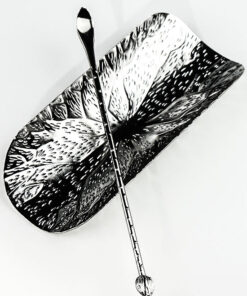 фото - Чахе для знайомства з чаєм “Лист лотоса” колір срібло, мідь