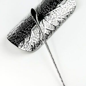 фото - Чахе для знайомства з чаєм “Лист лотоса” колір срібло, мідь