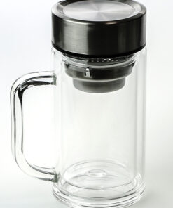 фото - термокружка стекло с ручкой 250мл