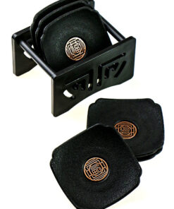 фото - Набір 6 підставок для чайної церемонії з бакеліту