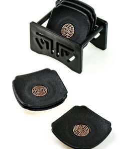 фото - Набір 6 підставок для чайної церемонії з бакеліту