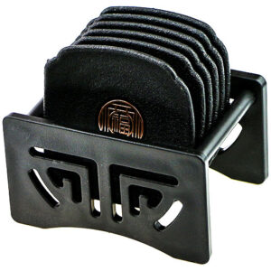 фото - Набір 6 підставок для чайної церемонії з бакеліту