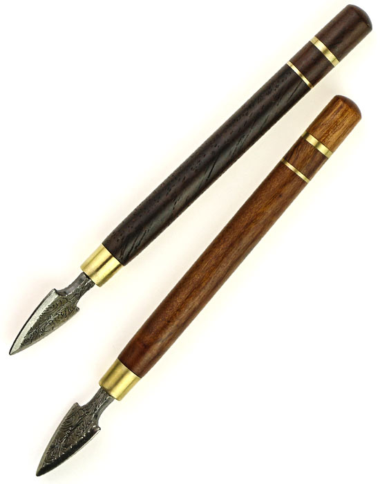 фото - Шило для пуера – ніж для чаю “Спис” з чорного дерева та палисандр фото - Шило для пуера – ніж для чаю “Спис” з чорного дерева та палисандр