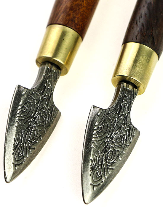 фото - Шило для пуера – ніж для чаю “Спис” з чорного дерева та палисандр фото - Шило для пуера – ніж для чаю “Спис” з чорного дерева та палисандр