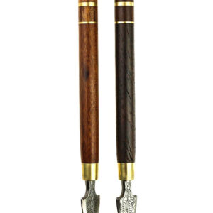 фото - Шило для пуера – ніж для чаю “Спис” з чорного дерева та палисандр