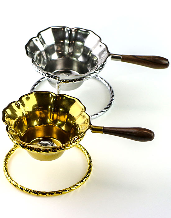 фото - Ситечко Ча Лоу для чайної церемонії “Срібний лотос” и золотий лотос фото - Ситечко Ча Лоу для чайної церемонії “Срібний лотос” и золотий лотос