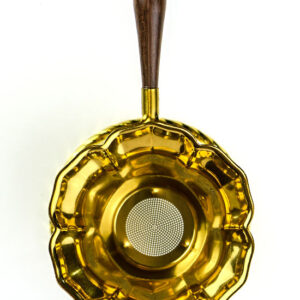 фото - Ситечко Ча Лоу для чайної церемонії “Срібний лотос” и золотий лотос