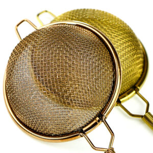 фото - Ситечко для чаю Ча Лоу для чайної церемонії “Мідна спіралька”мідь,золото