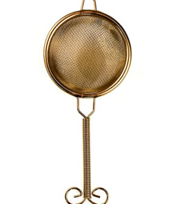 фото - Ситечко для чаю Ча Лоу для чайної церемонії “Мідна спіралька”мідь,золото
