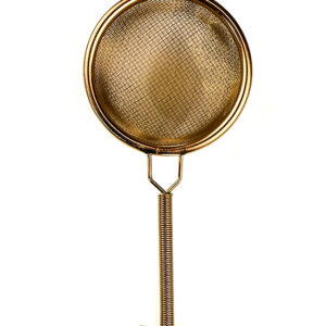 фото - Ситечко для чаю Ча Лоу для чайної церемонії “Мідна спіралька”мідь,золото