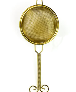 фото - Ситечко для чаю Ча Лоу для чайної церемонії “Мідна спіралька”мідь,золото